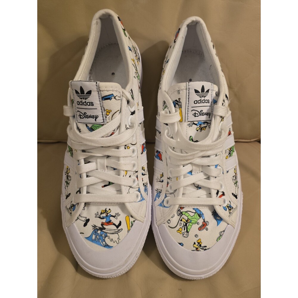 Adidas Originals Disney X Nizza Goofy Sport Sneakers, Rare, Men's 10.5
